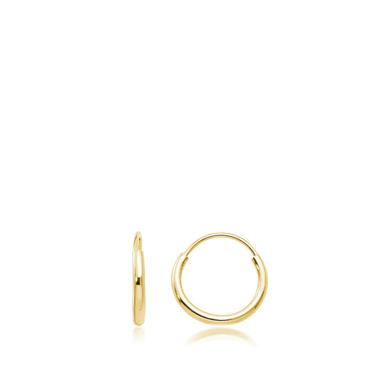 Madi K Endless Hoop Earrings in 14K Yellow Gold