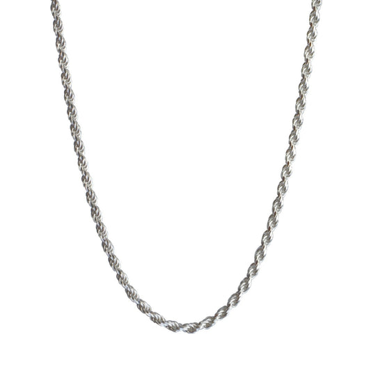 2.2mm 20-inch Rope Chain in Sterling Silver
