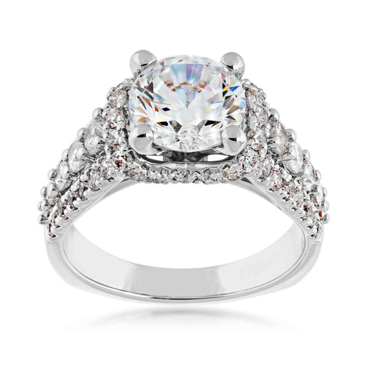 Valina 1-1/5 ct. tw. Diamond Semi-Mount Engagement Ring in 14K White Gold
