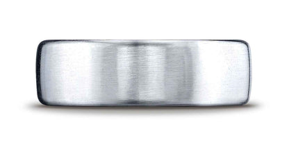 BENCHMARK Mens 7.5MM Satin Finish Cobalt Wedding Band