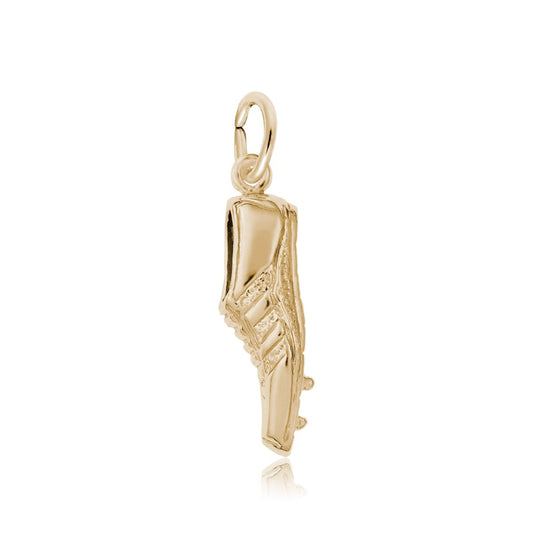 Track Shoe Charm in 14K Yellow Gold