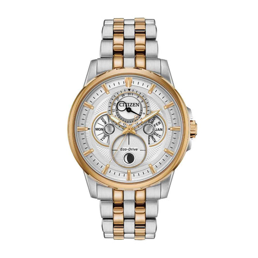 Citizen Men's Calendrier Moonphase Watch with Time/Day/Date
