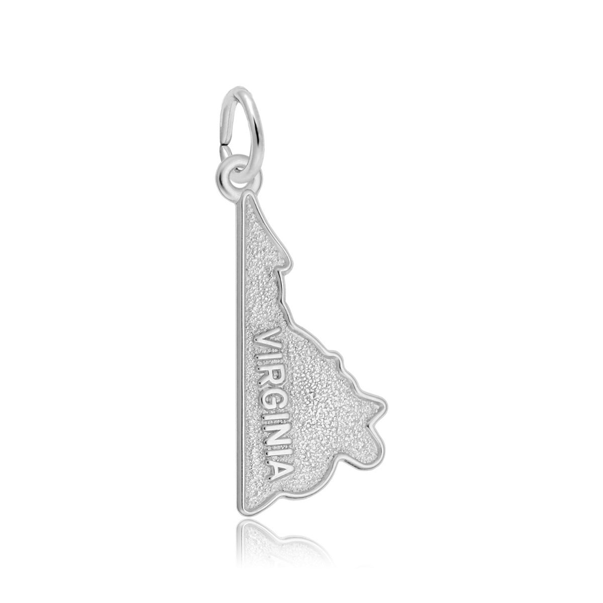 Virginia State Charm in Sterling Silver