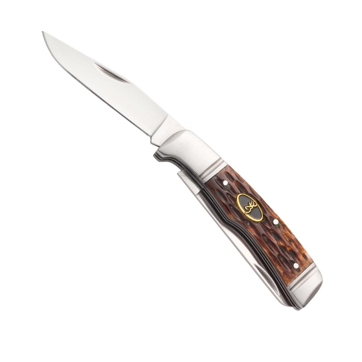 Browning Joint Venture 2-Blade Bone Folding Knife front view