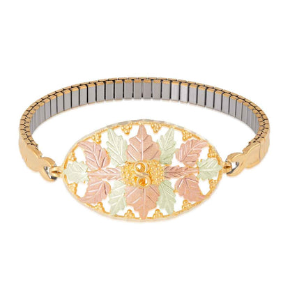 Black Hills Gold Oval Expansion Bracelet in 10K Yellow Gold