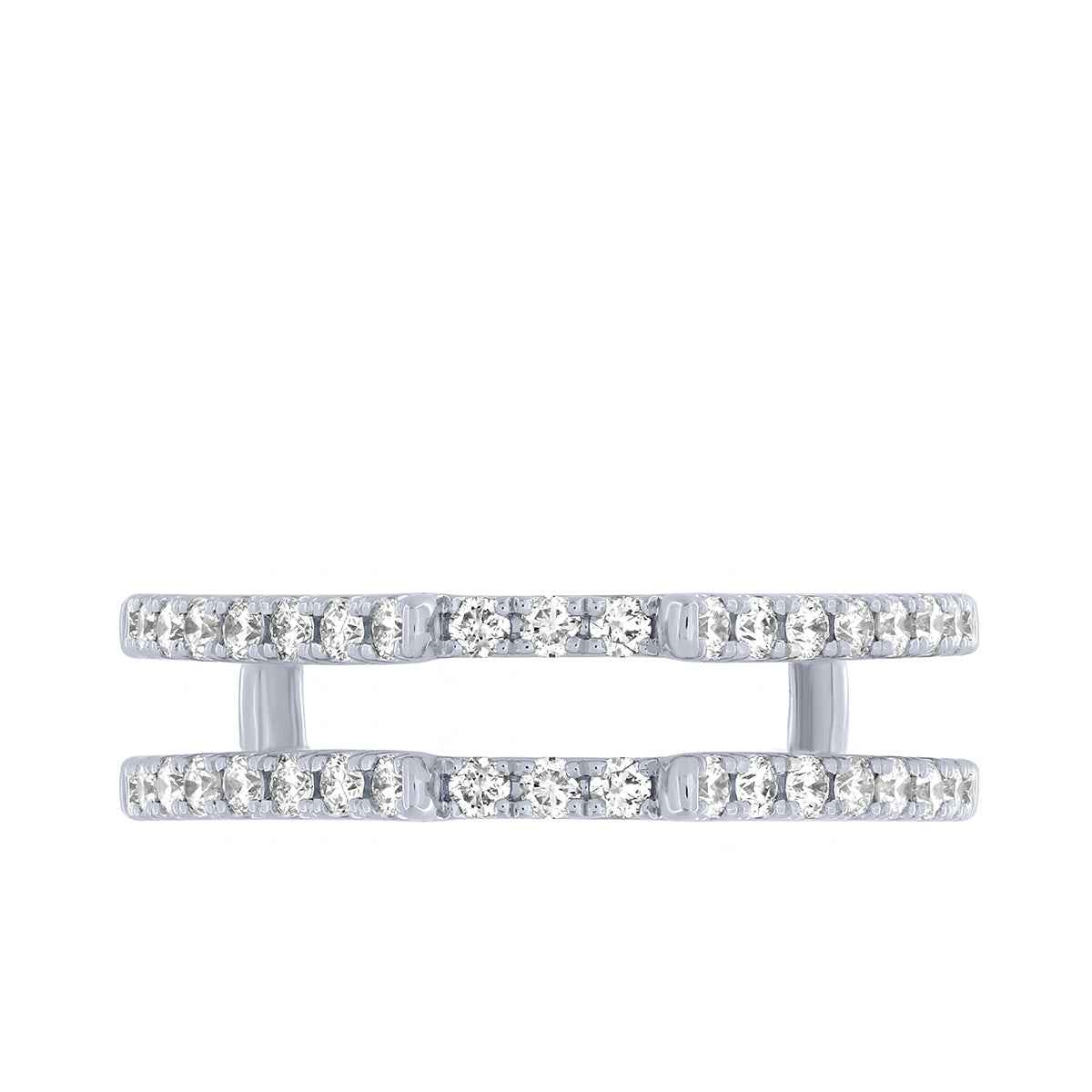 1/2 ct. tw. Round Diamond Ring Enhancer in 14K White Gold
