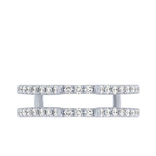 1/2 ct. tw. Round Diamond Ring Enhancer in 14K White Gold