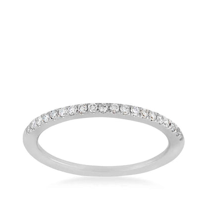 1/7 ct. tw. Ladies' Diamond Prong Band in 14K White Gold
