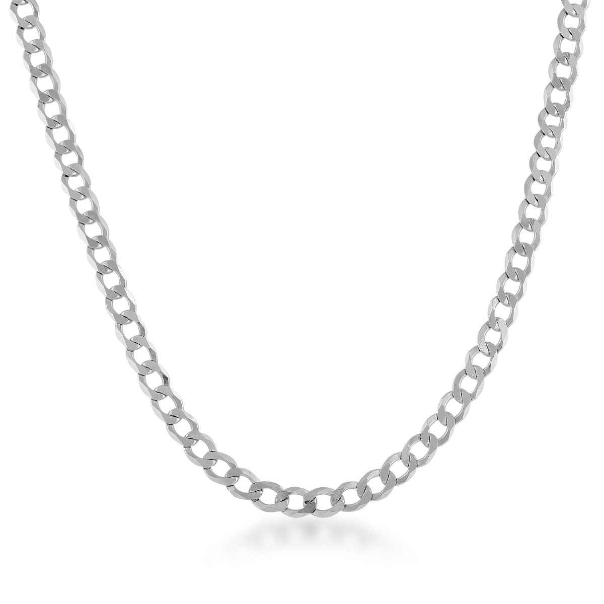 4.7mm 24-inch Curb Chain in Sterling Silver
