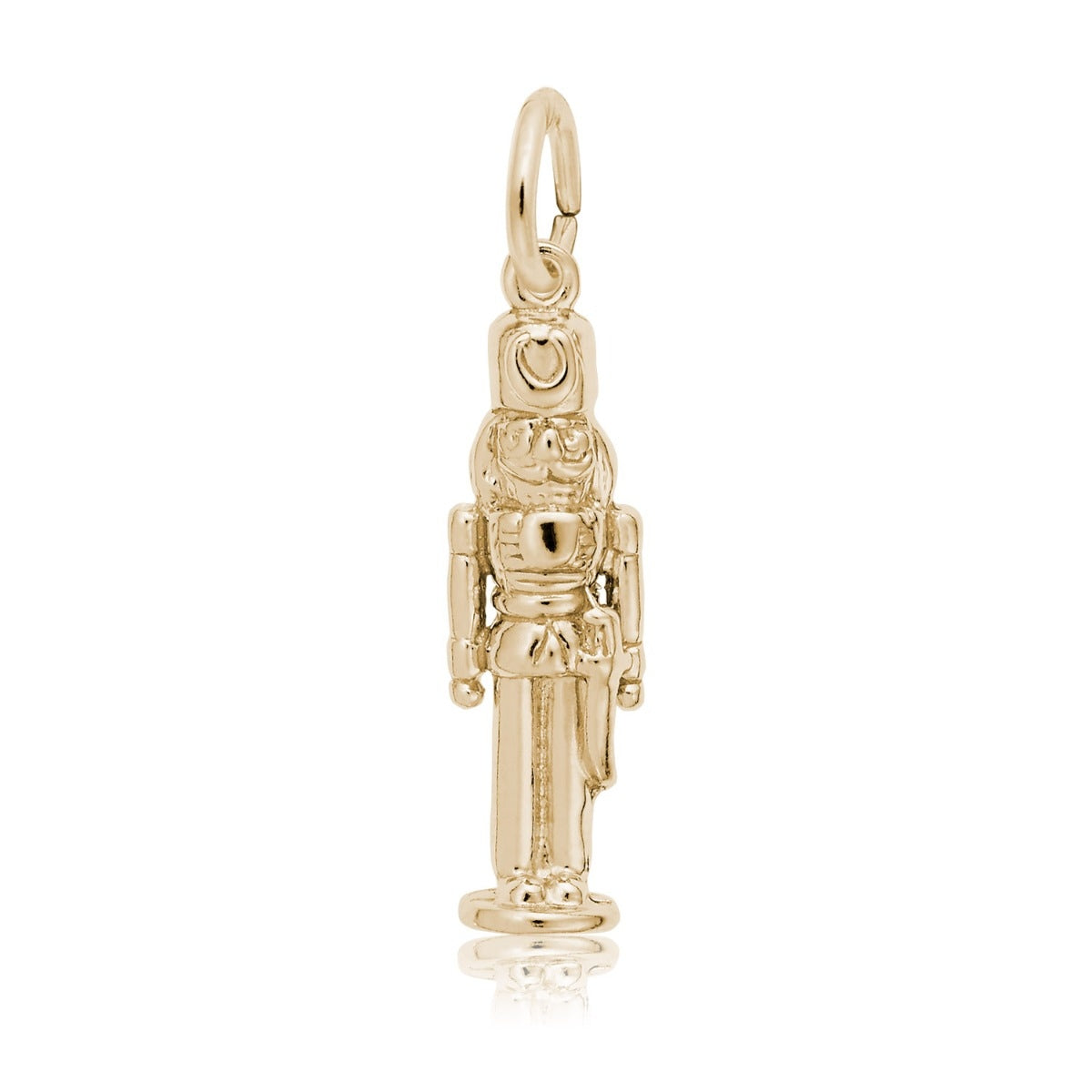 Nutcracker Charm in 14K Yellow Gold