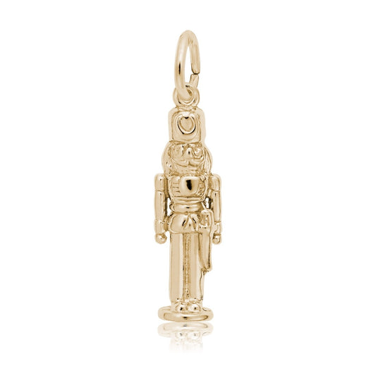 Nutcracker Charm in 14K Yellow Gold