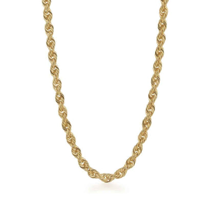 4.5mm 24-inch 14K Yellow Gold Filled Rope Chain