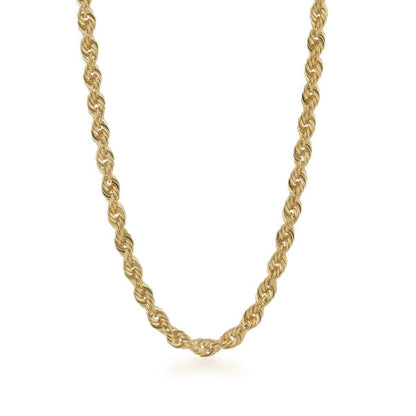6.1mm 24-inch 14K Yellow Gold Filled Rope Chain