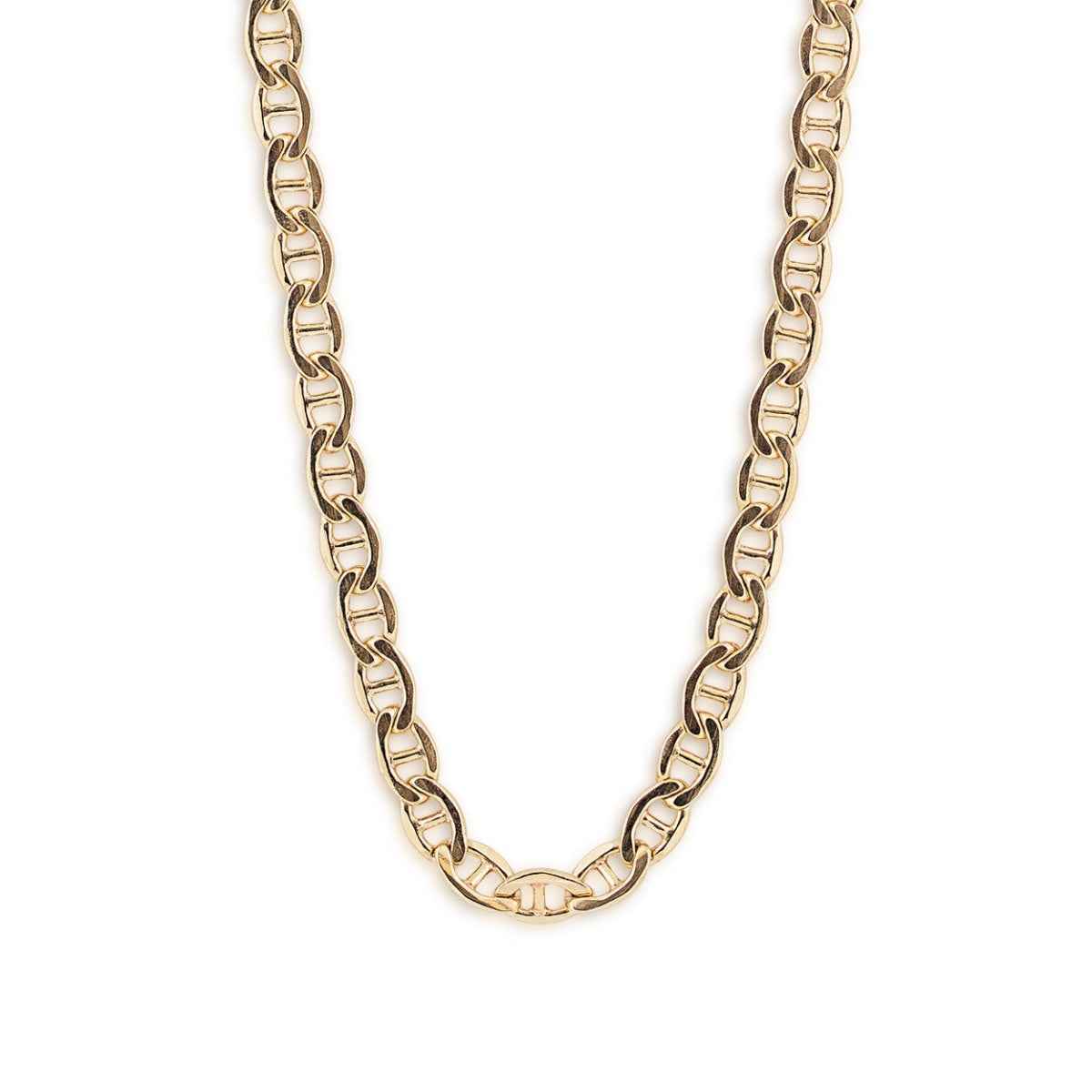 5.75mm 20-inch 14K Yellow Gold Filled Mariner Chain Necklace