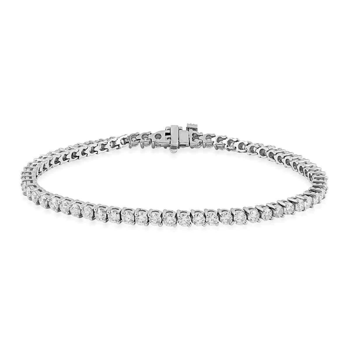 5 ct. tw. Round Diamond Tennis Bracelet in 14K White Gold (2)