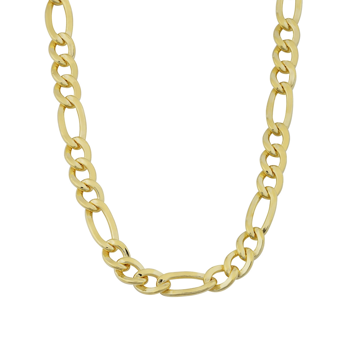 6mm 20-inch Yellow Gold Filled Figaro Chain