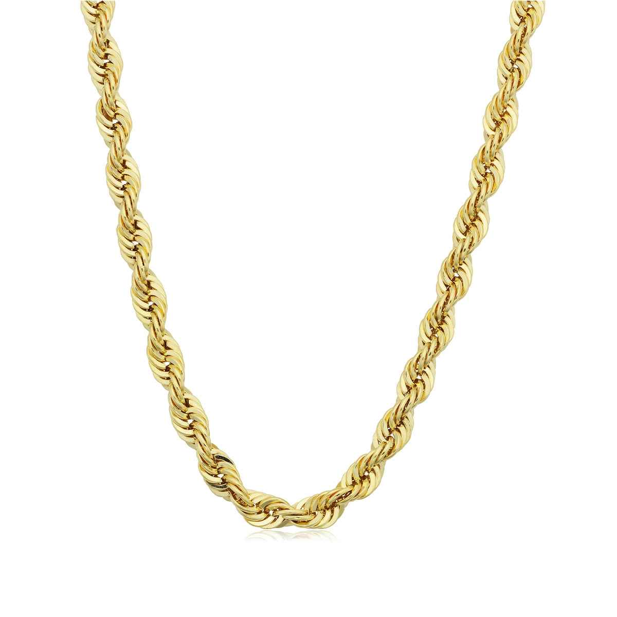 4.5mm 20-inch Yellow Gold Filled Rope Chain