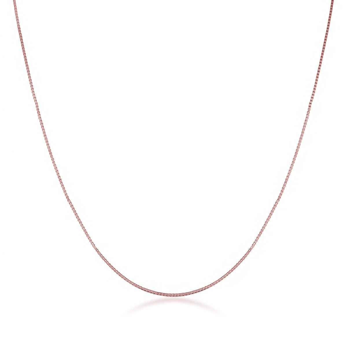 .5mm 20-inch Box Chain in 10K Pink Gold