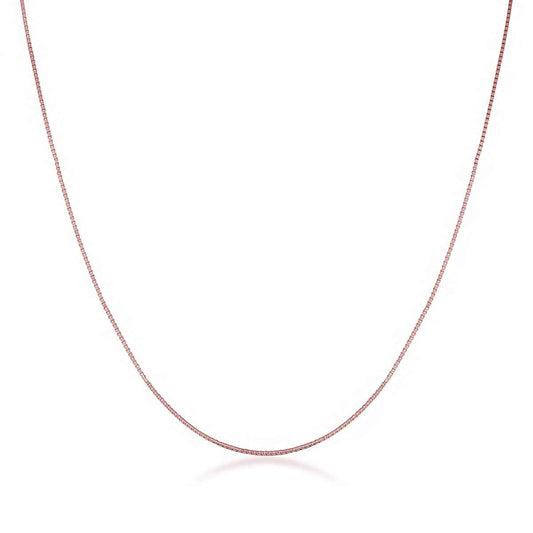 .5mm 20-inch Box Chain in 10K Pink Gold