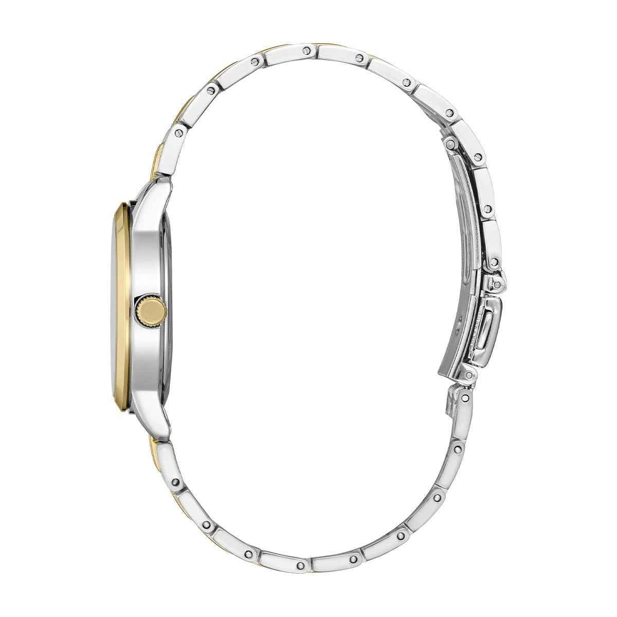 Seiko Ladies' Essential Quartz Two-Tone Stainless Steel Watch with White Dial