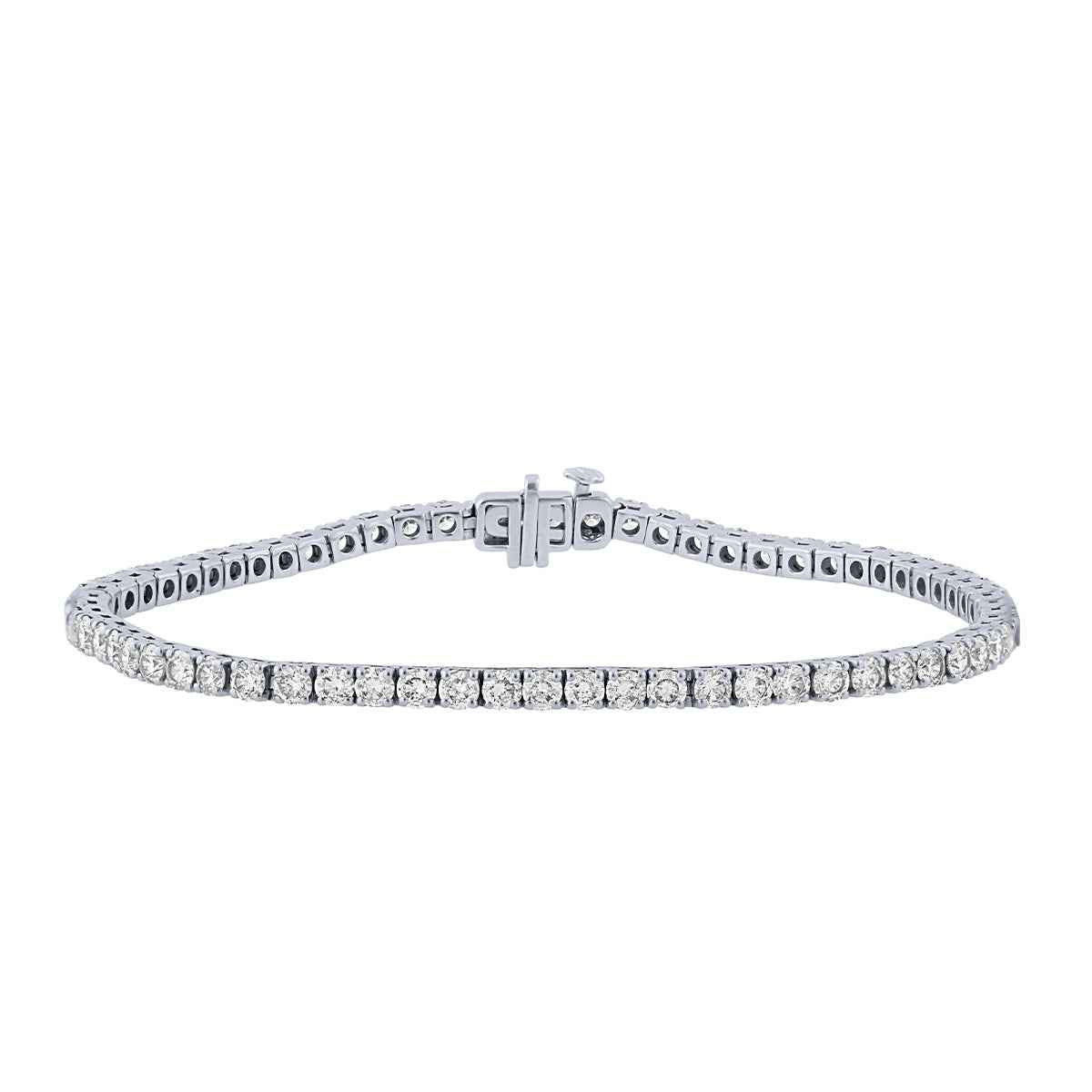 5 ct. tw. Round Diamond Tennis Bracelet in 14K White Gold