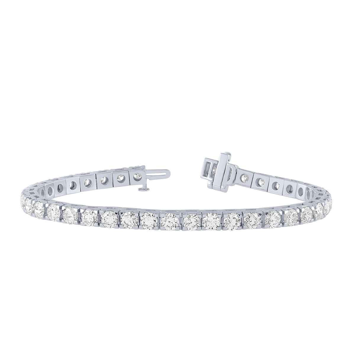 12 ct. tw. Round Diamond Tennis Bracelet in 14K White Gold