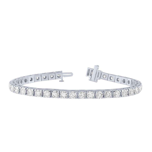 12 ct. tw. Round Diamond Tennis Bracelet in 14K White Gold