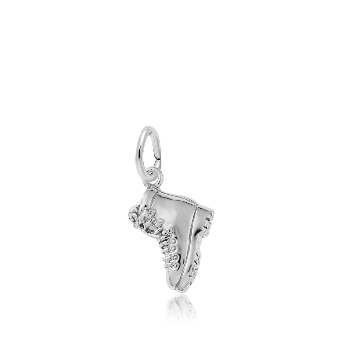 Hiking Boot Charm in Sterling Silver