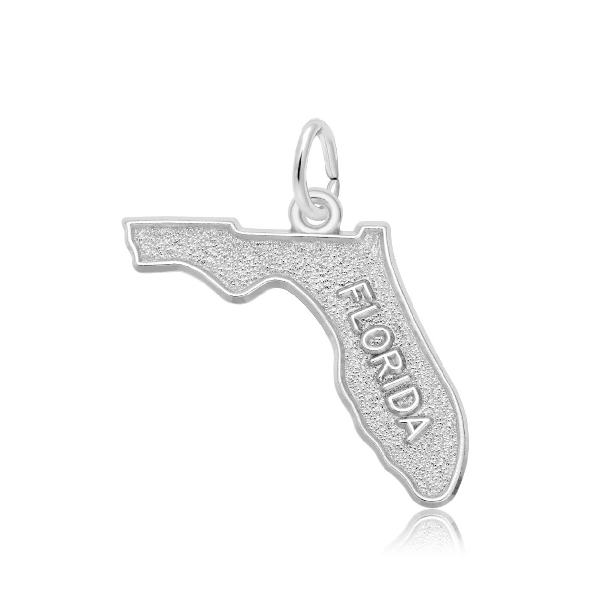 Florida State Charm in Sterling Silver