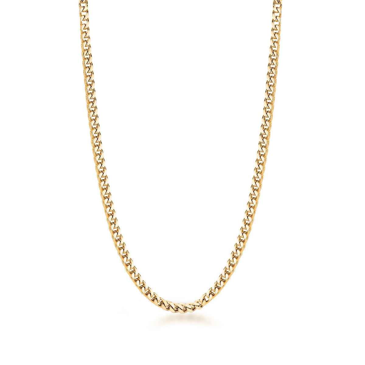 2.5mm 20-inch Franco Chain Necklace in 10K Yellow Gold