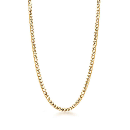 2.5mm 20-inch Franco Chain Necklace in 10K Yellow Gold