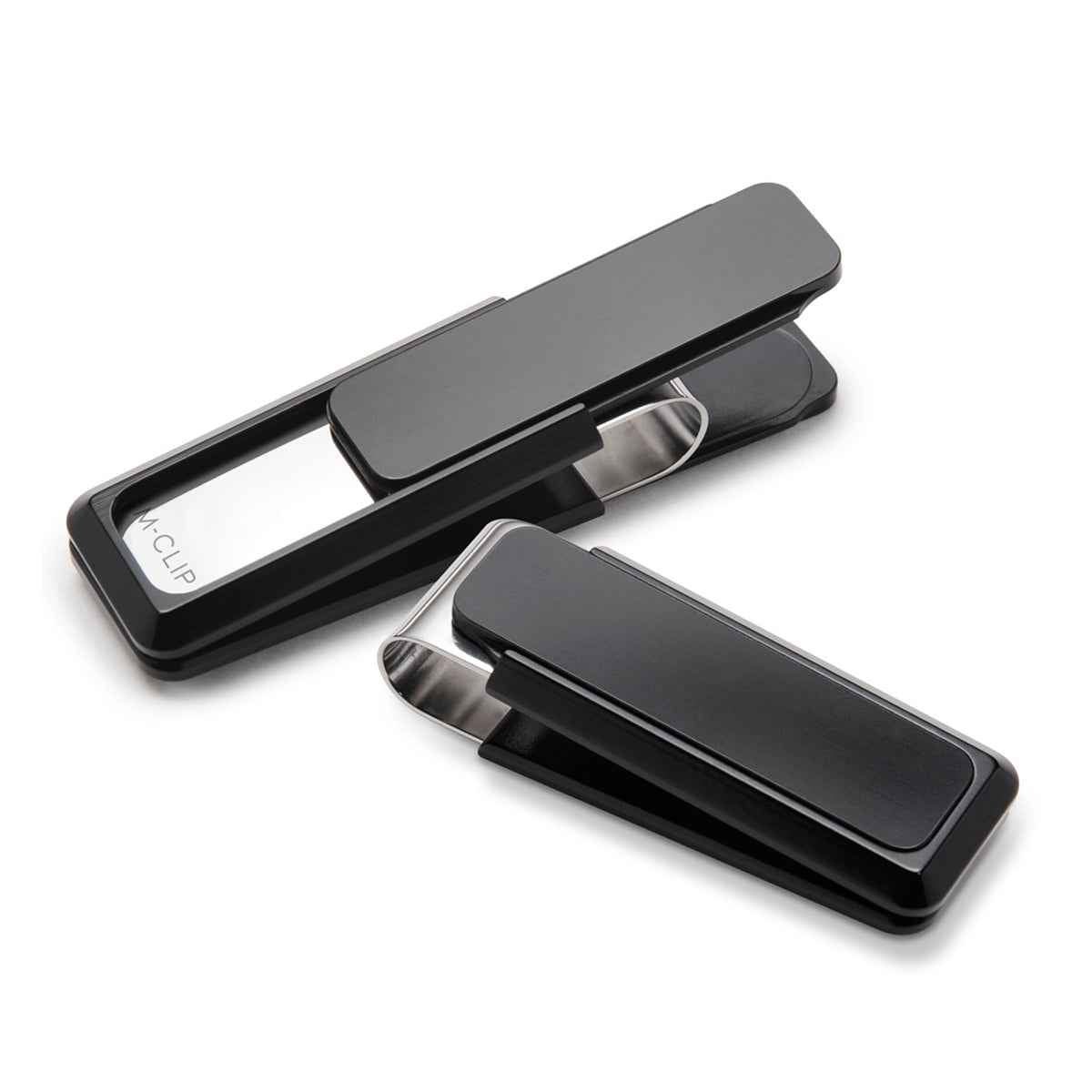 M-Clip Black Aluminum Solid Slide Money Clip