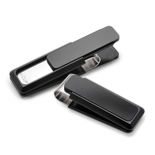 M-Clip Black Aluminum Solid Slide Money Clip