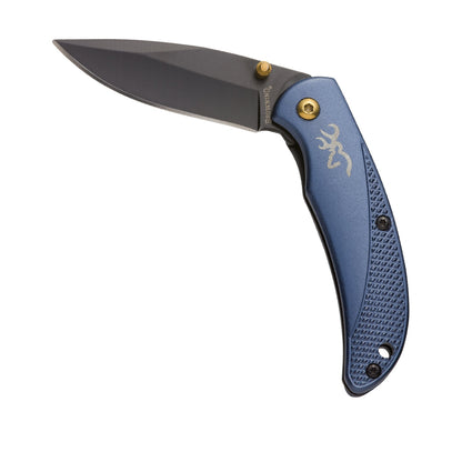 Browning Prism 3 Blue Folding Knife front view