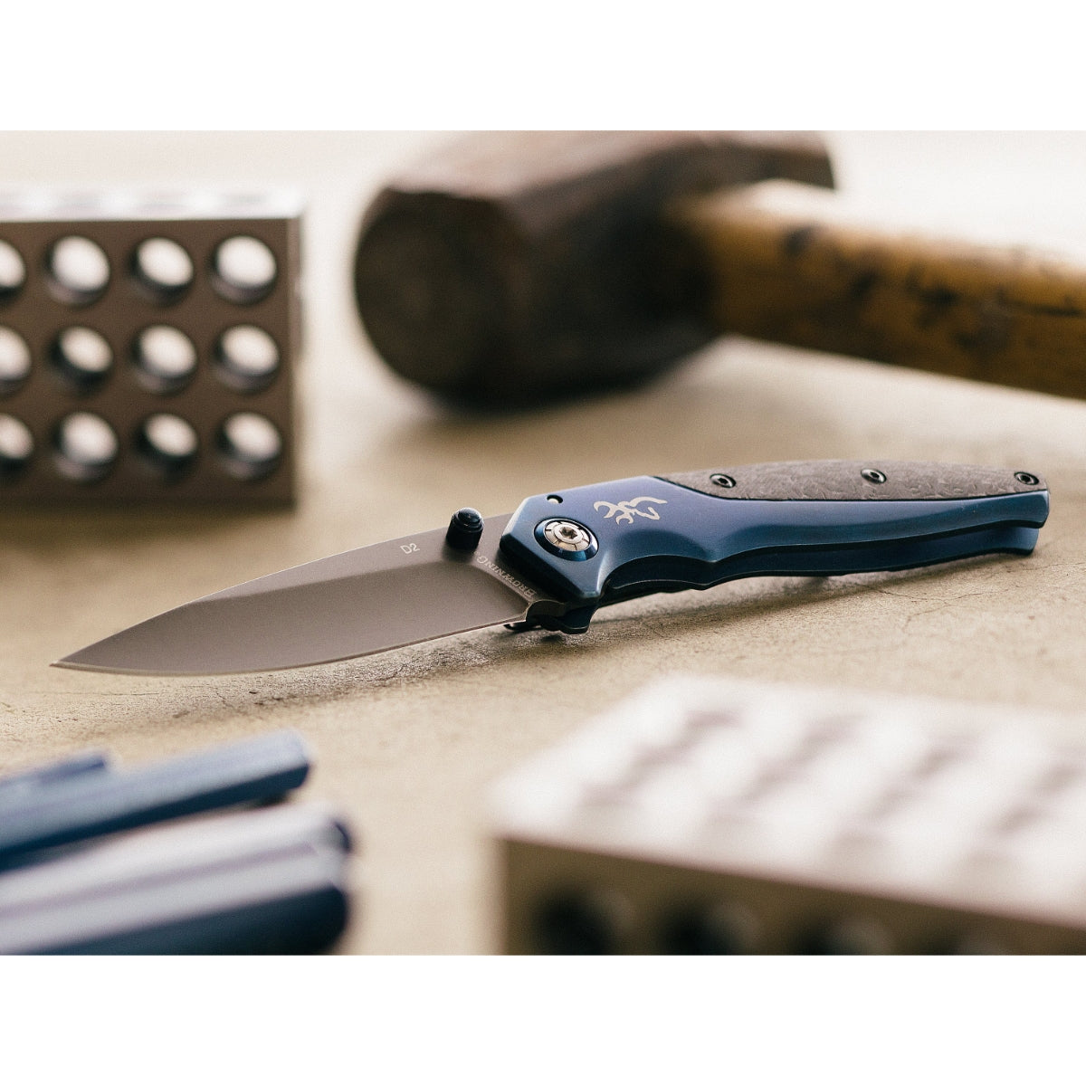 Browning Carbon Carry Folding Knife side profile