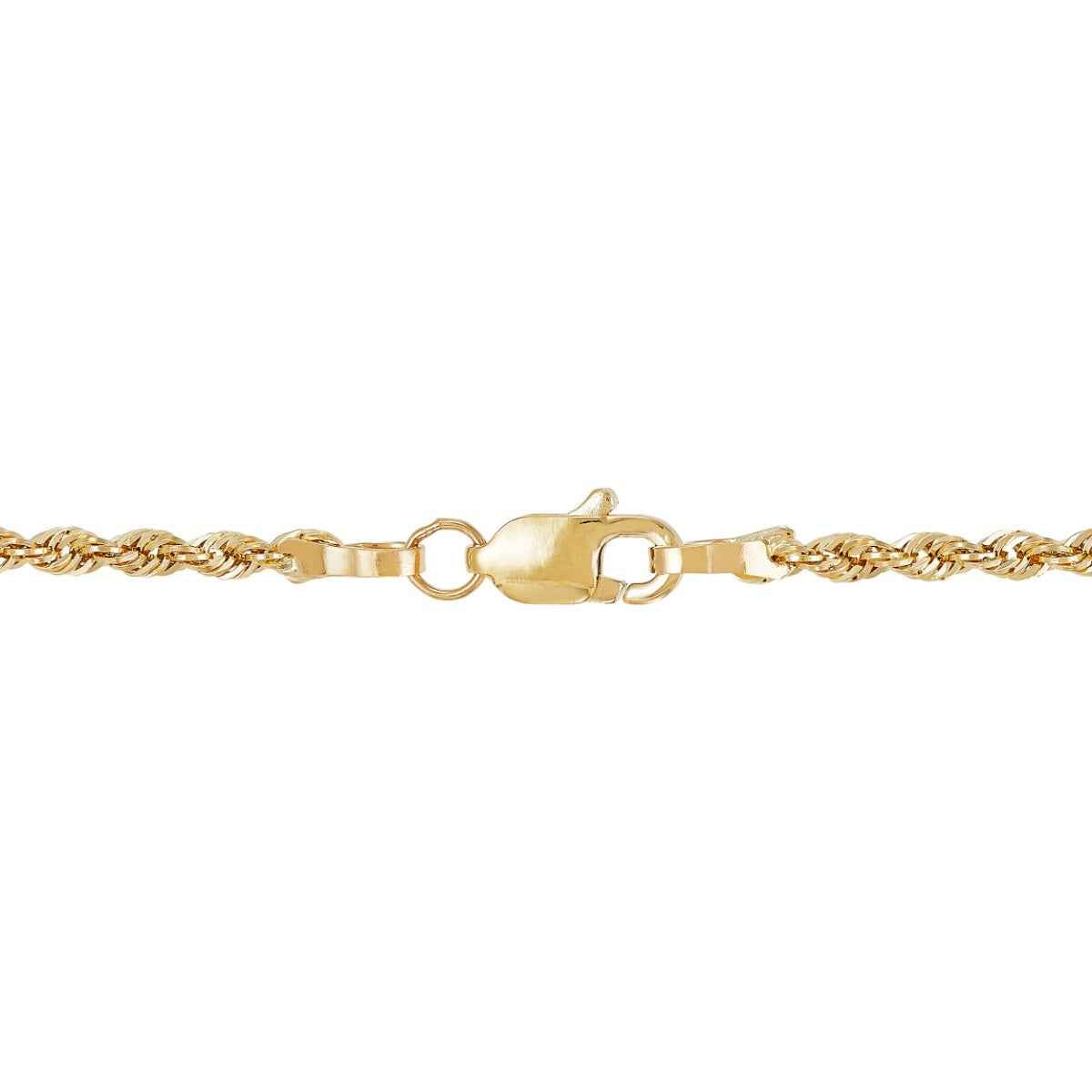 Angel Wing, Cross, and Heart Bracelet in 10K Tri Color Gold close-up detail
