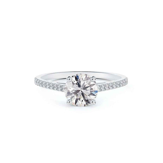 Forevermark 5/8 ct. tw. Round Brilliant Diamond Engagement Ring in 14K White Gold