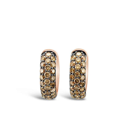 Le Vian Chocolatier 1 ct. tw. Chocolate Diamond Hoop Earrings in 14K Strawberry Gold