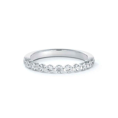 Forevermark 1 ct. tw. 11-Stone Shared Prong Diamond Wedding Band in 14K White Gold
