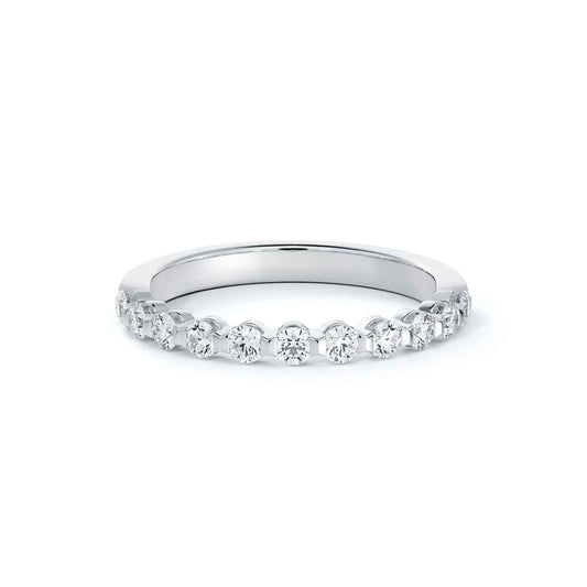 Forevermark 1 ct. tw. 11-Stone Shared Prong Diamond Wedding Band in 14K White Gold