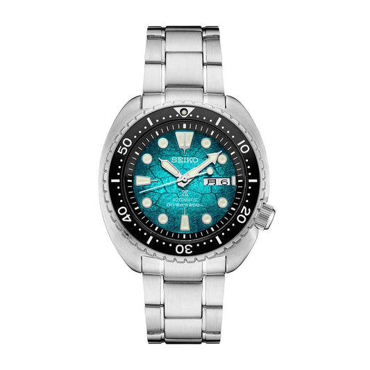 Seiko Men's Prospex Automatic Stainless Steel Watch with Blue Dial