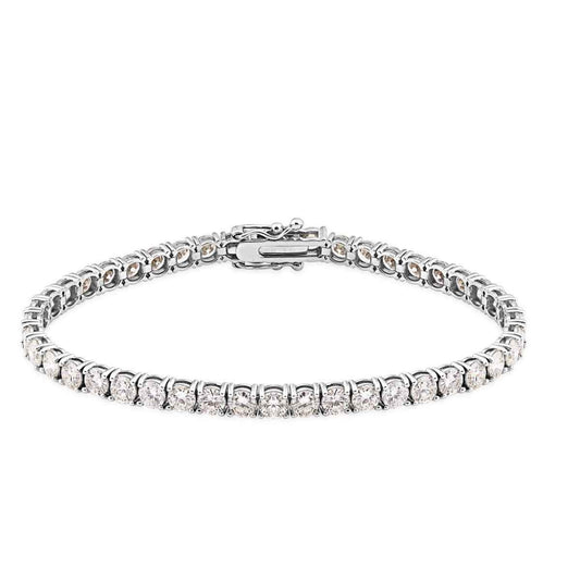 8-1/6 ct. tw. Diamond Tennis Bracelet in 14K White Gold