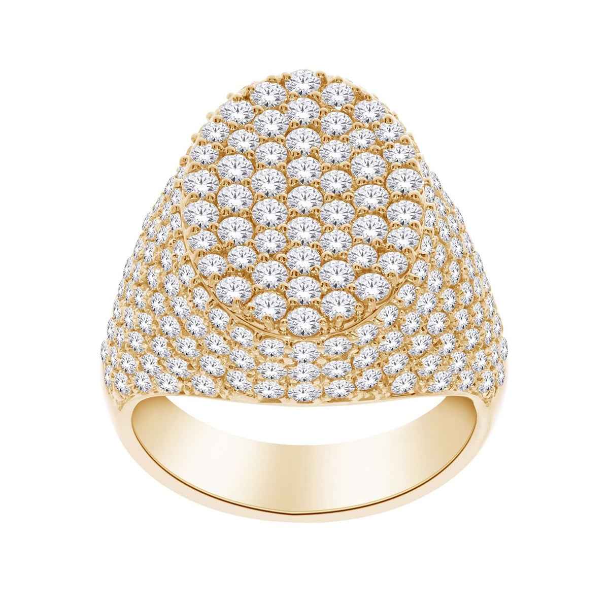 Men's 5 ct. tw. Diamond Pave Fashion Ring in 14K Yellow Gold