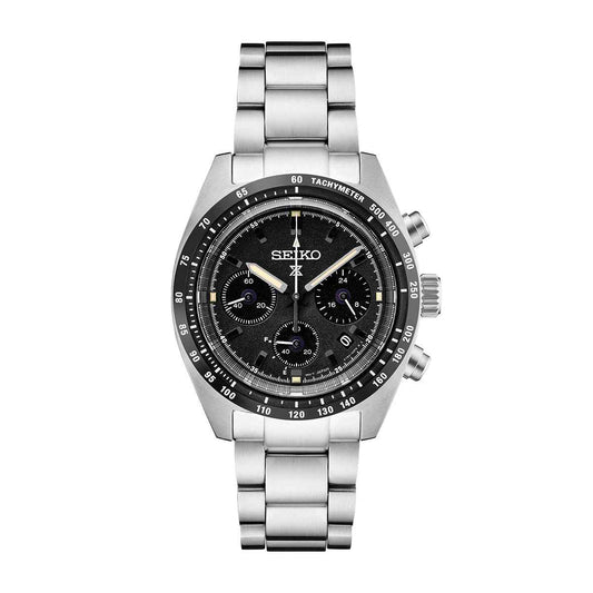 Seiko Men's Prospex Automatic Stainless Steel Watch with Black Dial