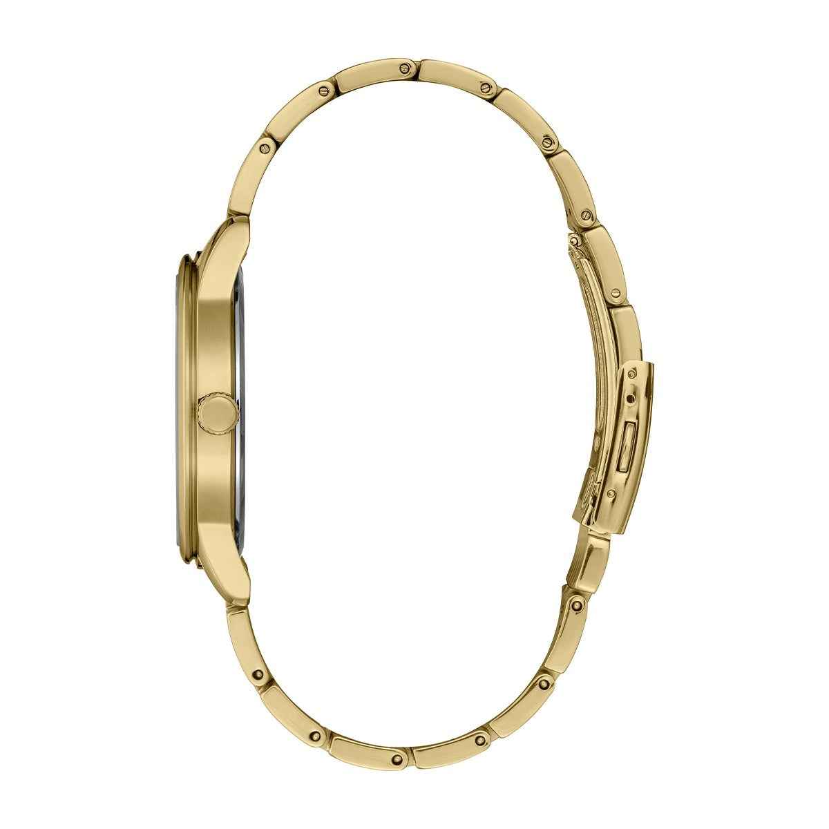 Seiko Men's Essentials Quarts Gold Tone Stainless Steel Watch with Gold Dial