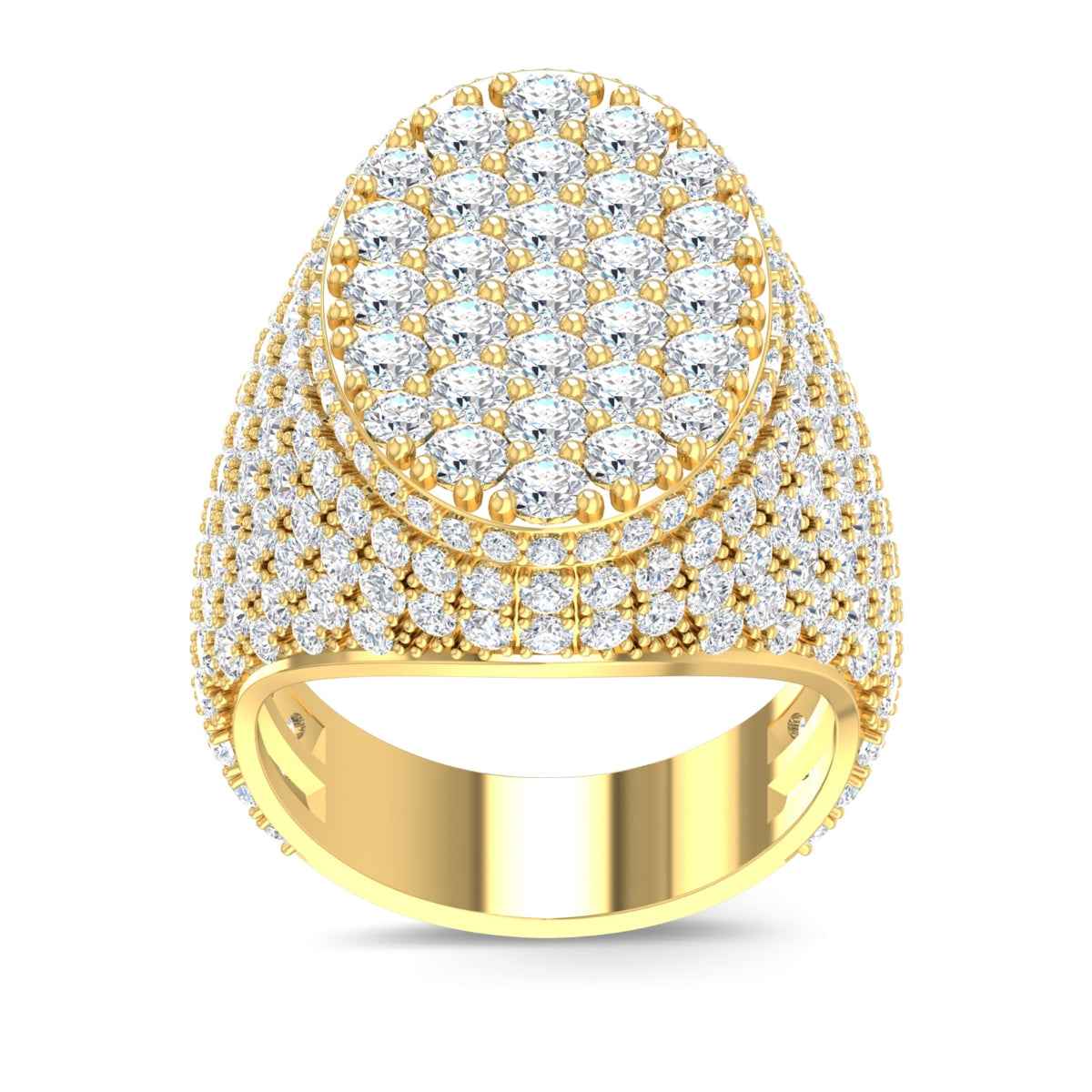 6 ct. tw. Men's Diamond Fashion Ring in 14K Yellow Gold