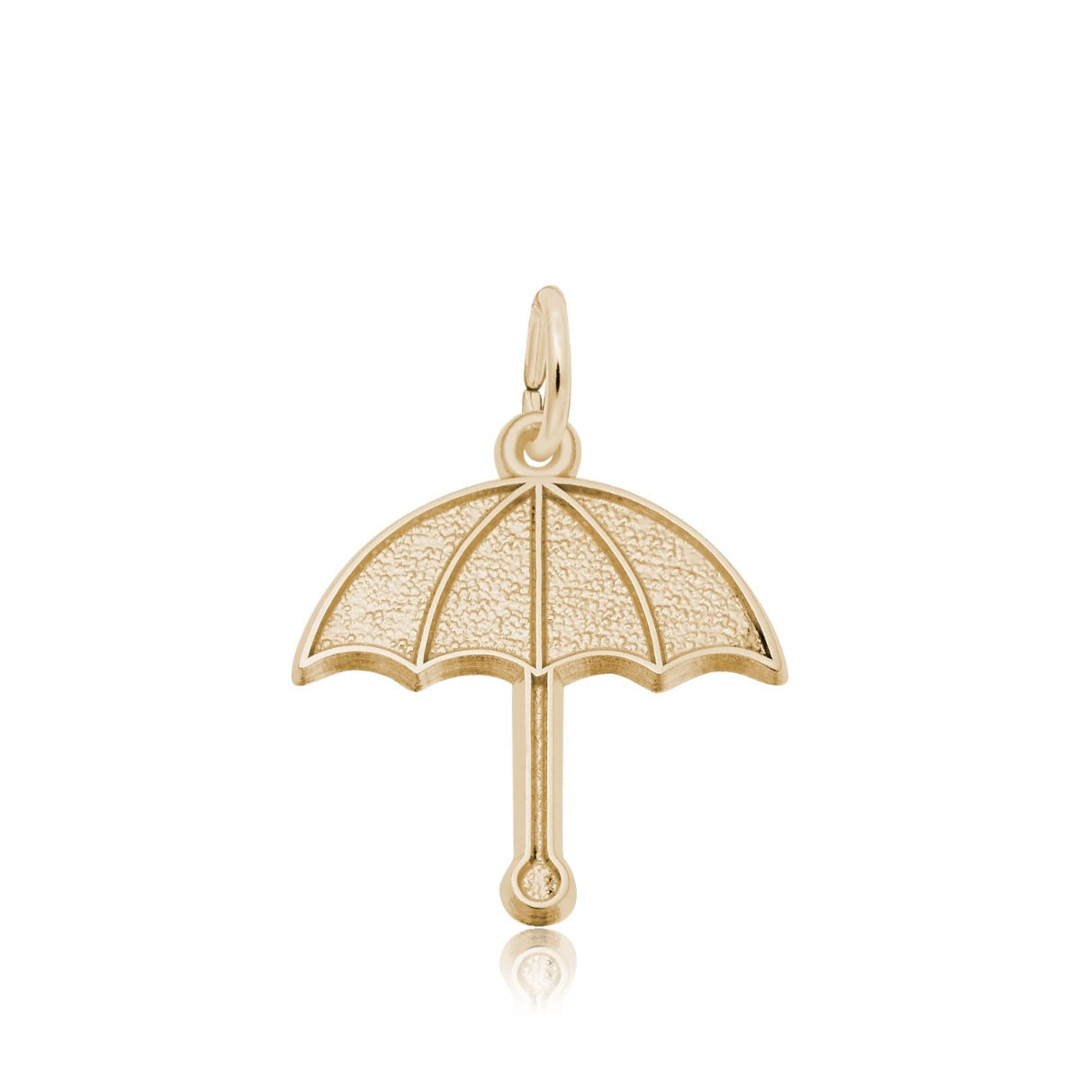 Umbrella Charm in 14K Yellow Gold