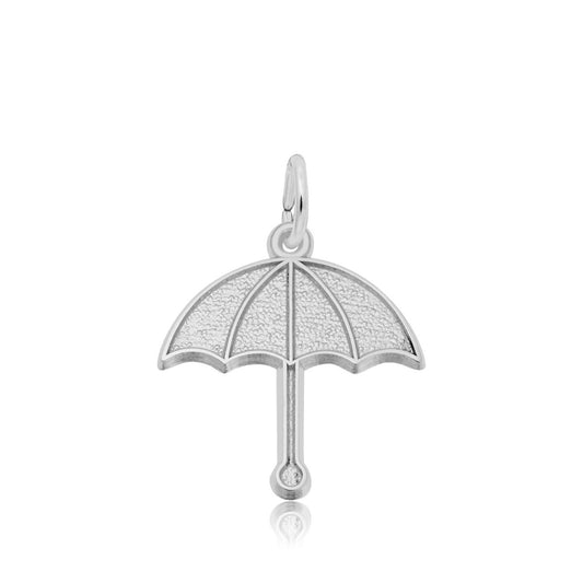 Umbrella Charm in Sterling Silver