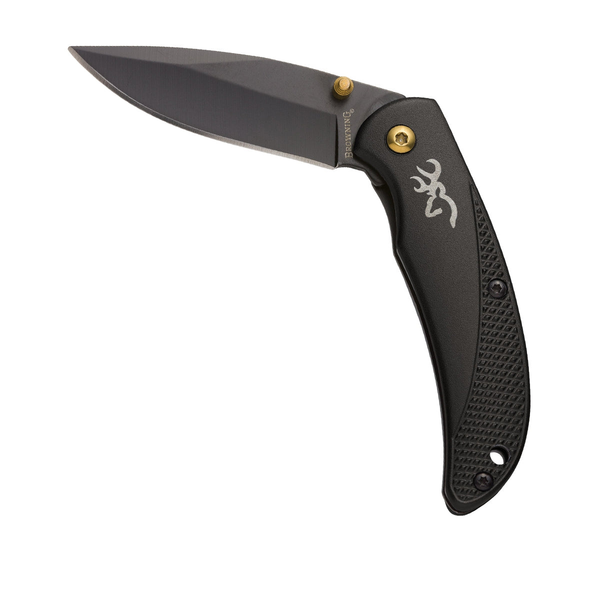 Browning Prism 3 Black Folding Knife front view