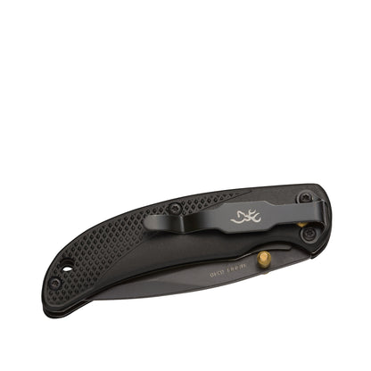 Browning Prism 3 Black Folding Knife close-up detail